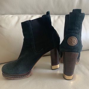 Tory Burch suede booties